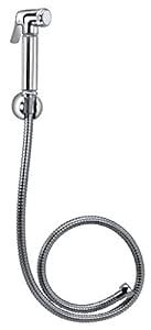 Cera Brass Health Faucet With Wall Hook And Meter Stainless Steel