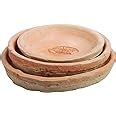 Esschert Design AT02 Aged Terracotta Round Saucers For AT01 Set Of 3