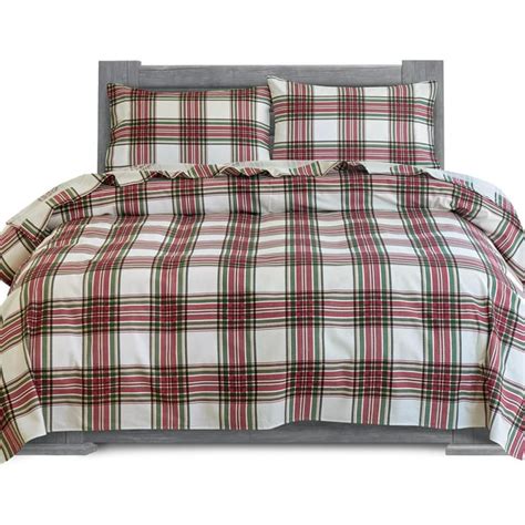 100% Cotton Flannel Sheets Set - Flannel Sheets Full, 4-Piece Flannel Bed Sheets - Lightweight ...