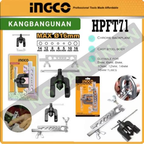 Jual Alat Pengembang Pipa Pipe Tubing Flaring Cutter Tool Kit Ingco