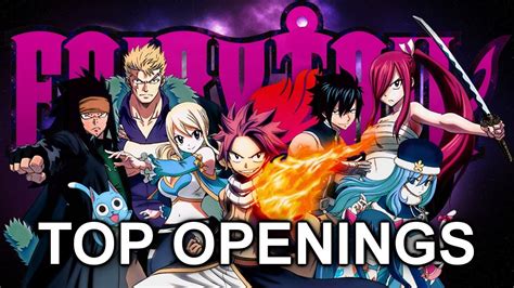 Mi Top 26 Openings De Fairy Tail YouTube