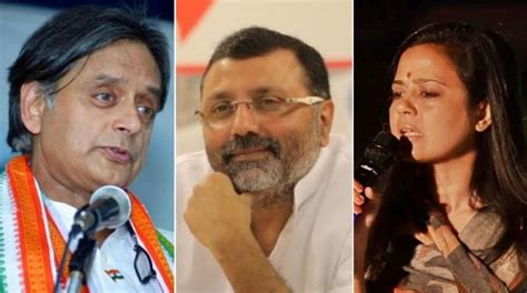 Shashi Tharoor, Mahua Moitra, BJP MP Nishikant Dubey exchange heated ...