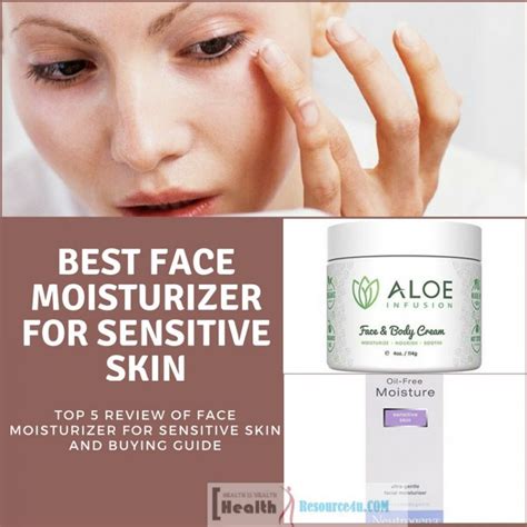 Best Face Moisturizer For Sensitive Skin Top 5 Review And Buying Guide