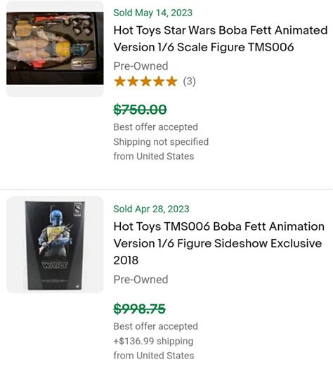 Rare Hot Toys Tms006 Star Wars Boba Fett Animated Version Mint Hobbies Toys Toys Games On