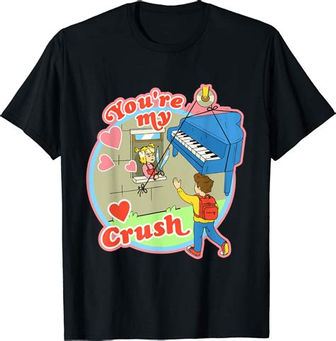 Youre My Crush Cartoon Humor Valentines Day T Shirt Uk