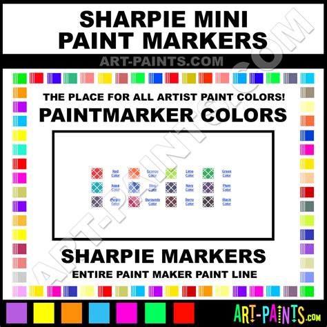 Sharpie Mini Paintmarker Marking Pen Colors - Sharpie Mini Paint Colors, Mini Color, Mini Paint ...