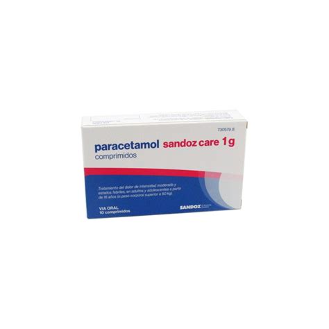 Paracetamol Gramo Sandoz Comprimidos