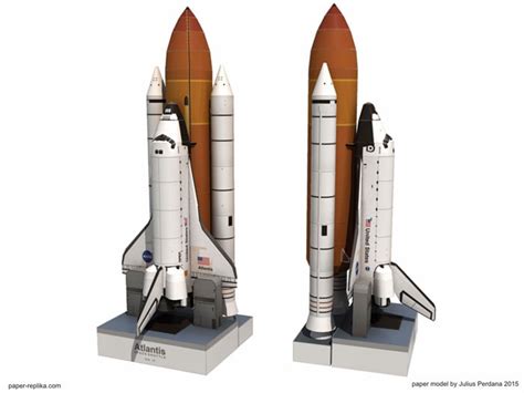 Atlantis Space Shuttle Paper Model