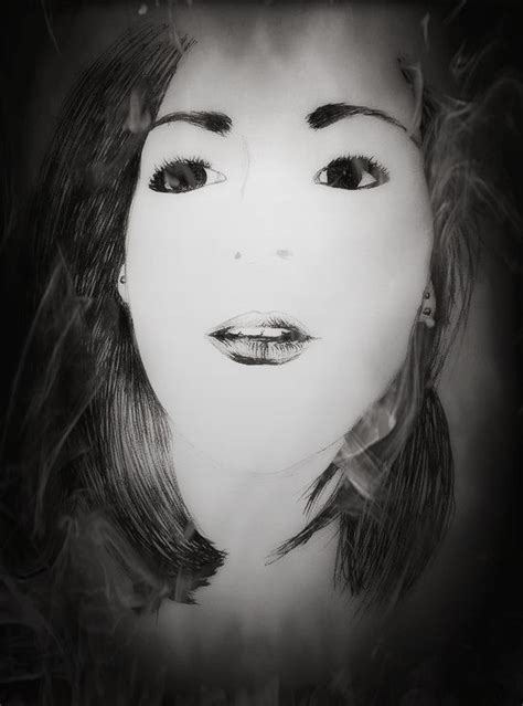 Smoky Black White Sketch Sketches Antonio Mora Artwork Black And