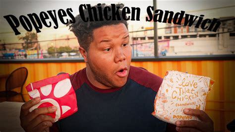 Popeyes Chicken Sandwich Vs Chick Fil A Sandwich Review Fight For