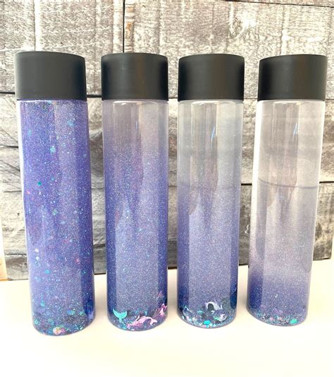 Calming Sensory Bottle Calm Down Bottle Mermaid Party Etsy