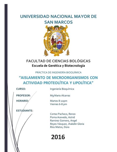 Informe 1 ing bioquímica PDF