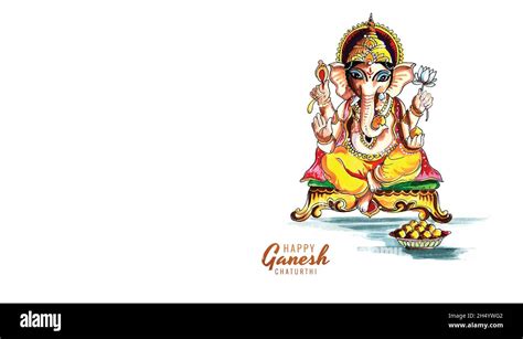 Comment Dessiner Ganesha Banque D Images Vectorielles Alamy