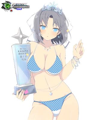 Senran Kagura Yumi Kawaiii Bikini Ninja Queen Render
