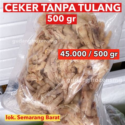 Jual Ceker Tanpa Tulang 500 Gr Tanpa Repot Shopee Indonesia