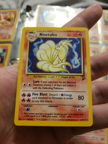 Mavin Pokemon Card Rare 2nd Edition Holographic Ninetales