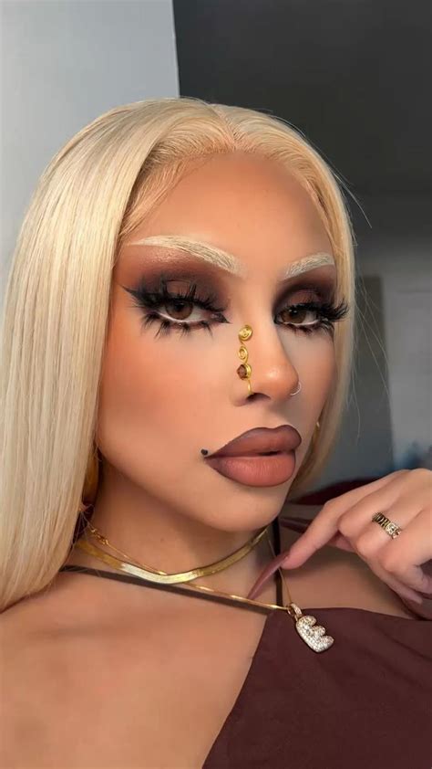 Blonde Brows Glamour Makeup Pretty Makeup Glam Makeup Look