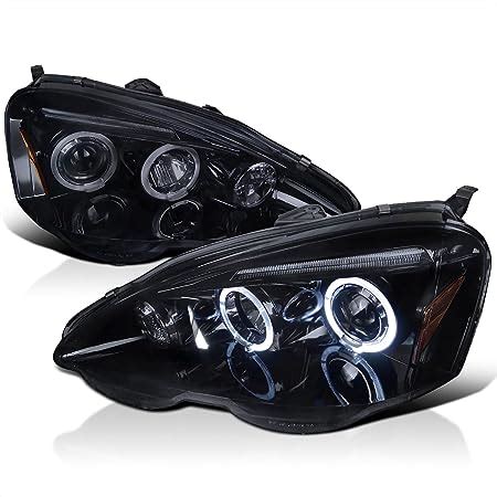 Amazon Spec D Tuning Glossy Black Housing Smoke Lens Halo