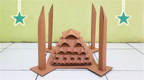 Masjid Al Jabar Dari Kardus Masjid Apung Cardboard Mosque Youtube