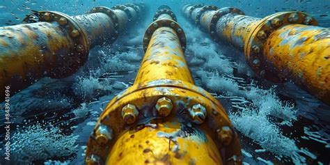 Sabotage Of Underwater Gas Pipelines Causing Pollution And Climate