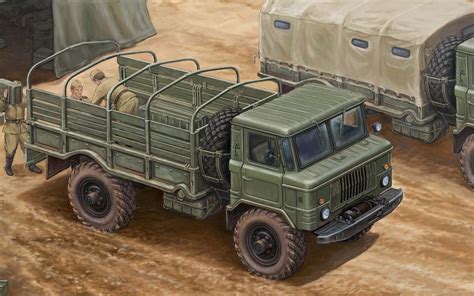 Рисунок ГАЗ-66 на рабочий стол | Бронетехника War Wallpapers