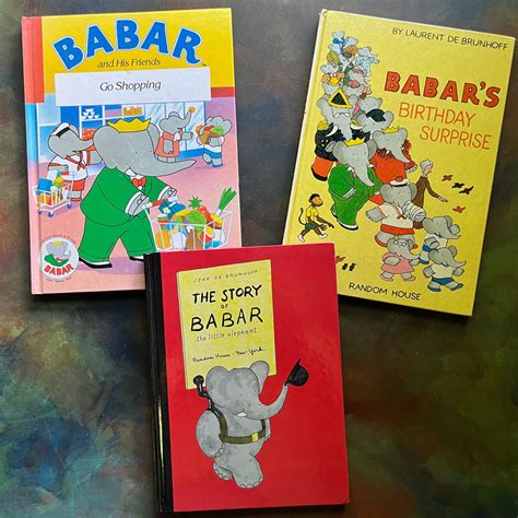 set   babar   elephant books written  jean de brunho