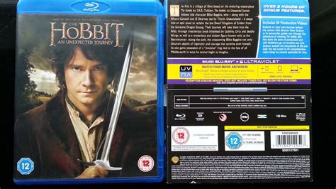 The Hobbit An Unexpected Journey Blu Ray Cover