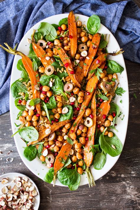 Spiced Carrot And Chickpea Salad Lazy Cat Kitchen