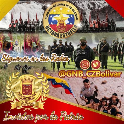 Cmdte Gaes On Twitter Rt Gnb Czbolivar Jun Siguenos En Las