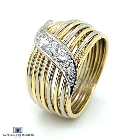 Ring Bicolor Mit Brillanten BS00031502