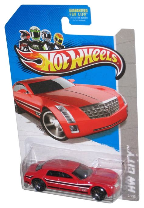 Hot Wheels HW City 2012 Red Cadillac Sixteen Concept Toy Car 2 250 Walmart