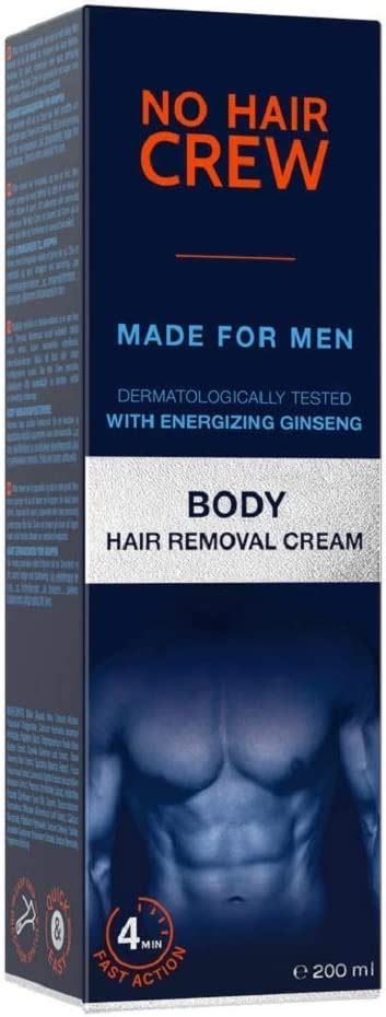 NO HAIR CREW Crema Depilatoria Corporal Masculina Bote De 200 Ml