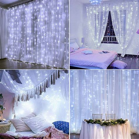 Window Curtain Lights 300200100 Led Usb Fairy Twinkle String Lights