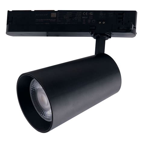 Foco De Riel LED Kone 3 000K 24W Negro Lampara Es