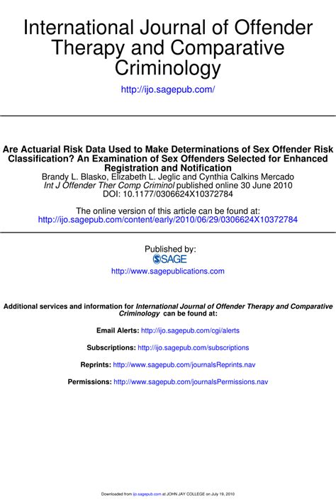 Pdf Are Actuarial Risk Data Used To Make Determinations Of Sex