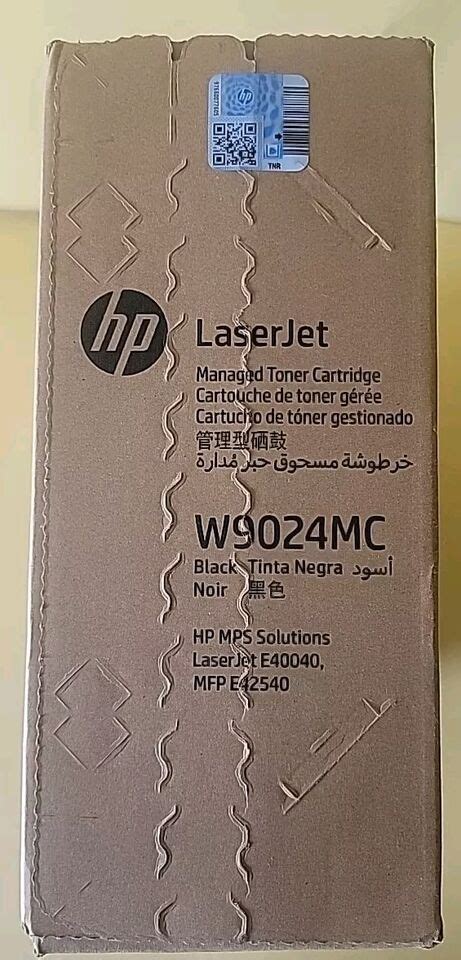 New Hp Laserjet W9024mc Managed Toner Cartridge Black E40040 E42540 Ebay