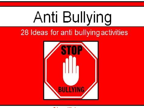 Anti Bullying Powerpoint Activities For Pshe Lesson Or Assembly For Ks1