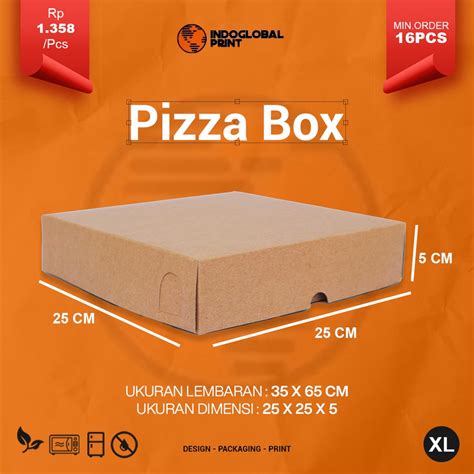 Jual Kardus Pizza Xl Xtra Large Box Pizza Dus Pizza Kemasan Pizza