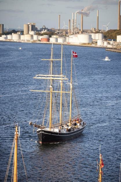 Premium Photo Amazing Danish Ship From Tall Ship Race