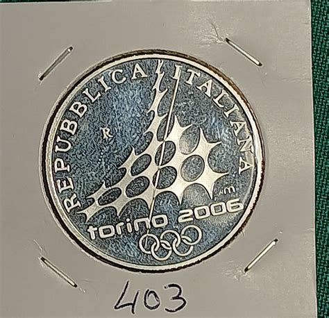 Italia 10 Euro 2005 XX Giochi Olimpici Invernali Torino 2006 Hockey