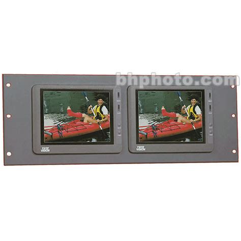 Tote Vision LCD 642D Dual LCD Rack Mount Monitors LCD 642D B H