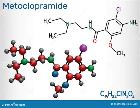 Metoclopramida Molécula De Antagonista Dopaminérgico Se Utiliza Para