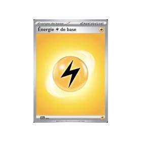 10 Cartes Pokémon SVE 004 Energie Electrique de Base