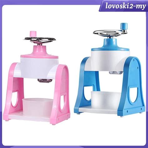 [lovoskiacmy] Manual Ice Crusher Manual Hand Crank Operated Ice Breaker Shredding Hand Snow Cone