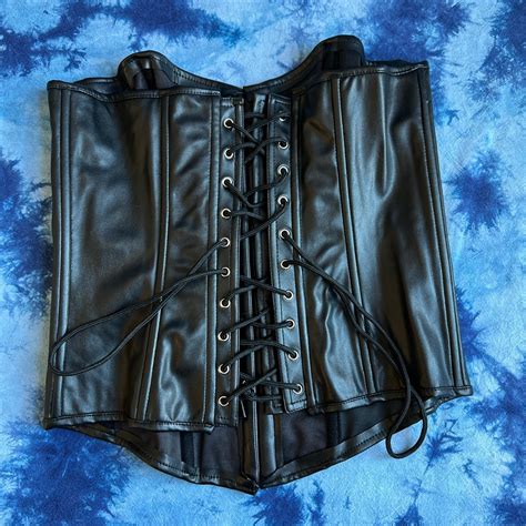 Ann Summers Women S Black Corset Depop