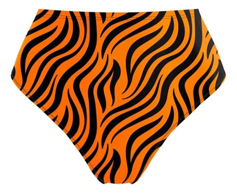 Calcinha De Biquíni Hot Pants Cós Alto Estampas Animal Print MercadoLivre