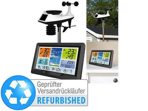 infactory Funk Wetterstation mit XL Farbdisplay Versandrückläufer