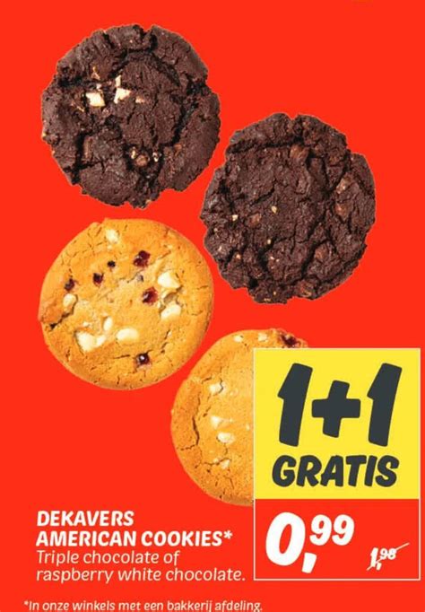 Dekavers American Cookies Aanbieding Bij Dekamarkt