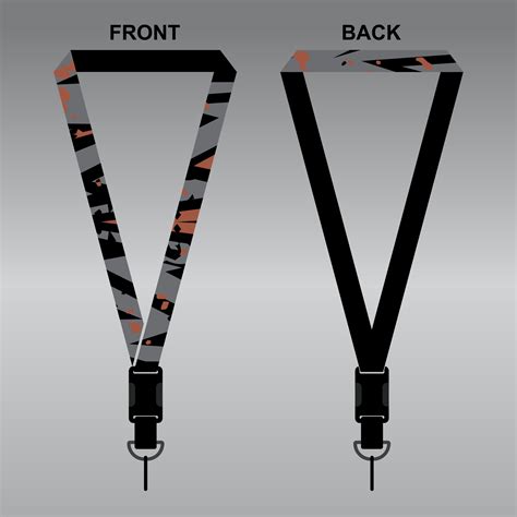 Lanyard Template Design For Company Purposes And More 16108538 Vector Art at Vecteezy