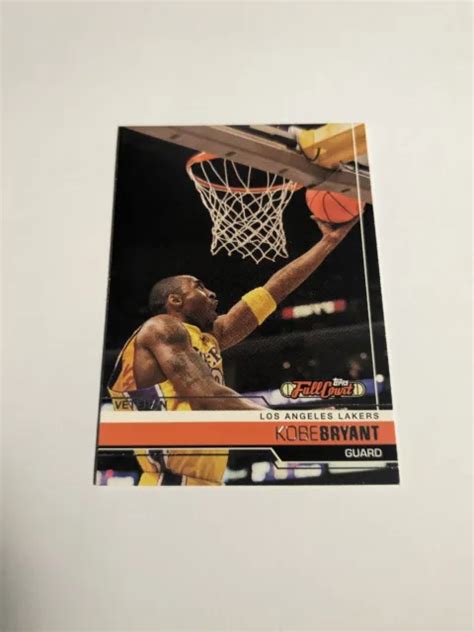 Kobe Bryant Topps Full Court Los Angeles La Lakers